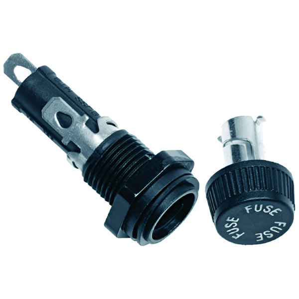 Imagen de Portafusible tubular de plástico