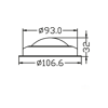 Imagen de Plafón Luz LED 93mm diámetro